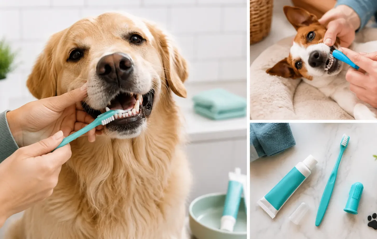 how to clean your dog's teeth at home