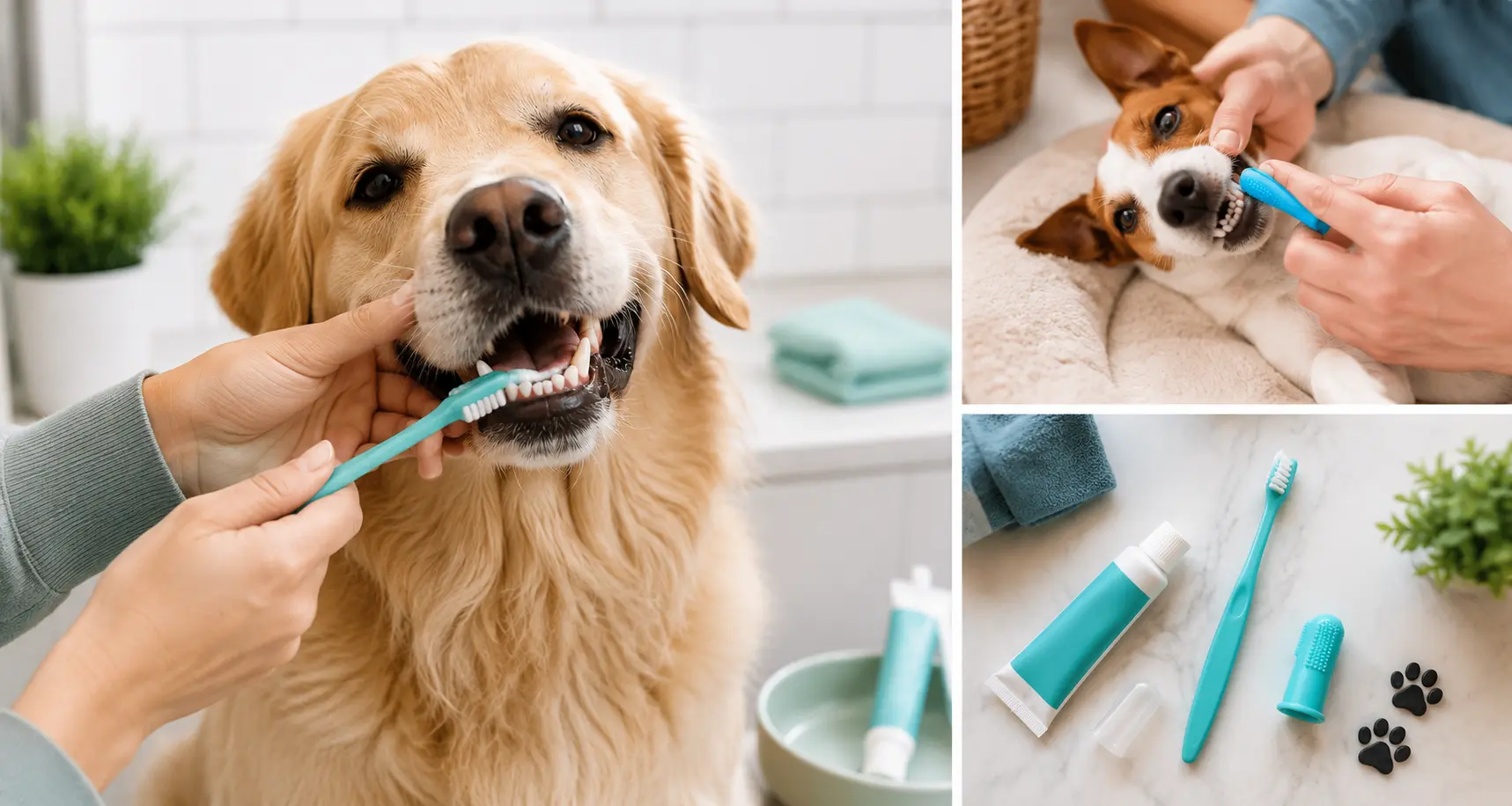 how to clean your dog's teeth at home