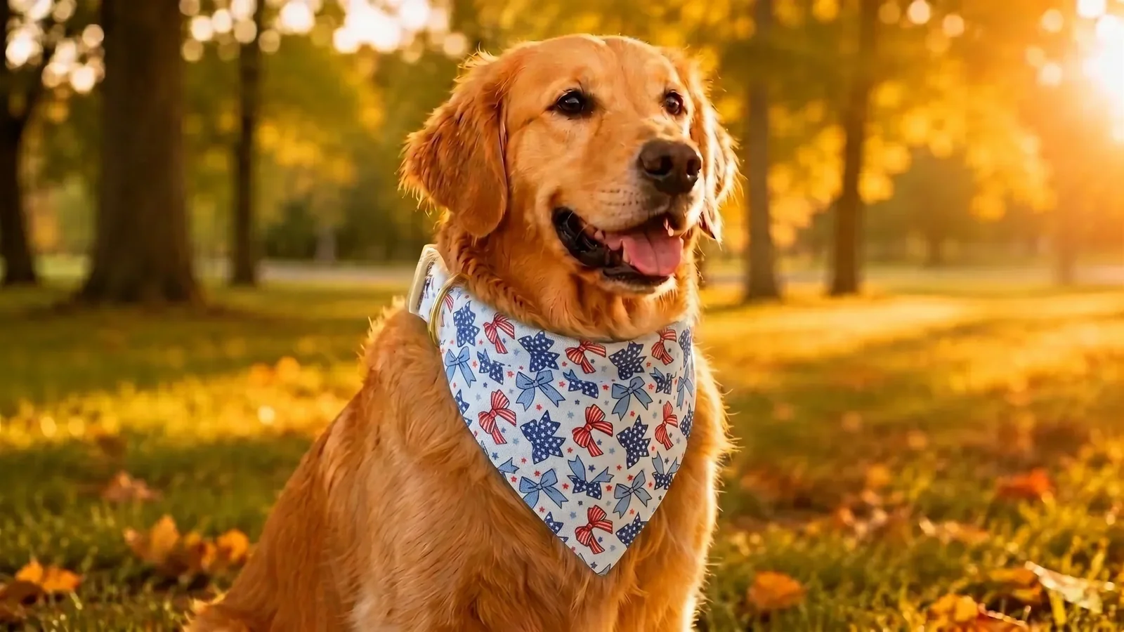 how to keep a dog bandana from falling off