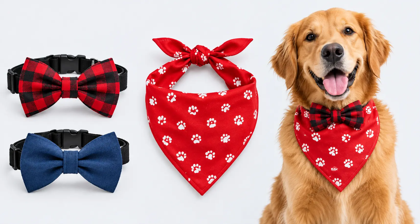Dog Bows vs Bandanas