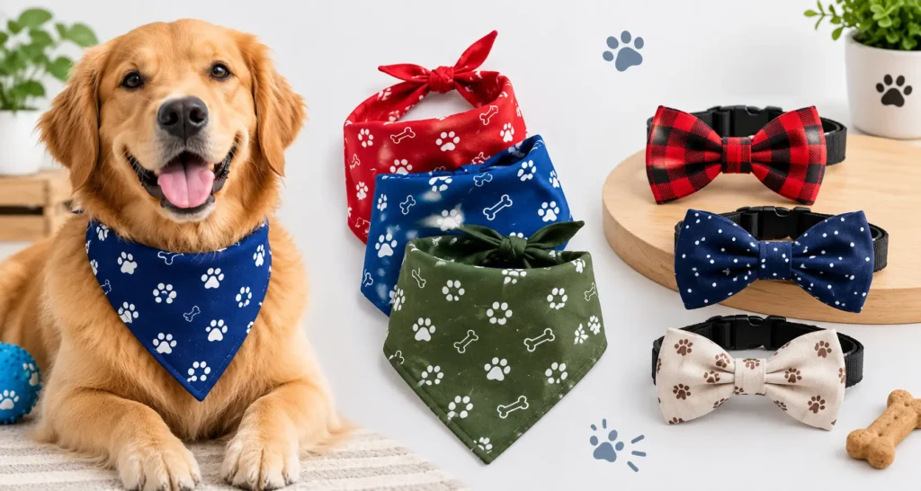 Dog Bows vs Bandanas