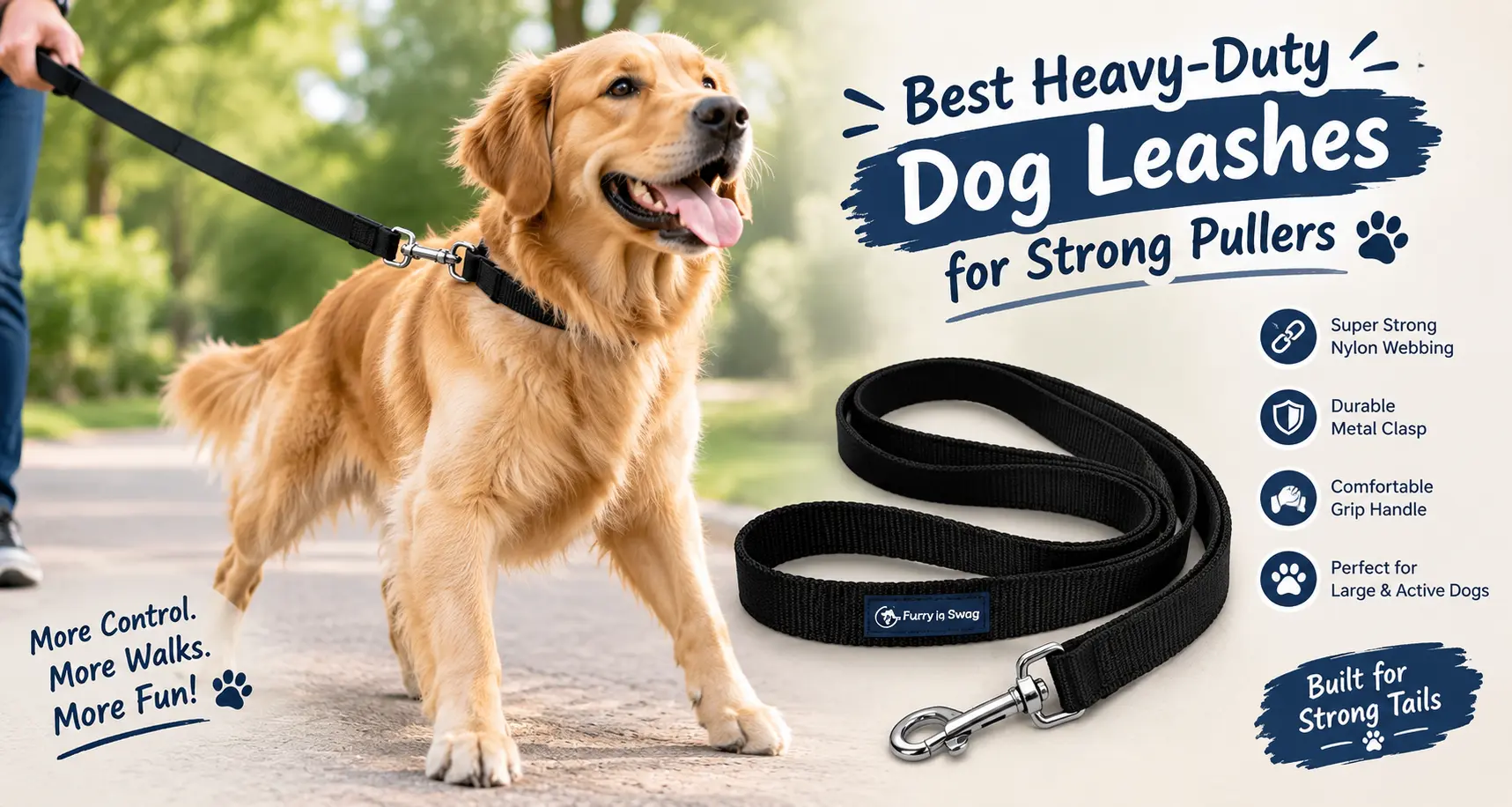 heavy duty dog leash